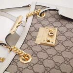 Gucci GG Women Padlock GG Small Shoulder Bag in Beige/Ebony GG Supreme Canvas - Imagen 8