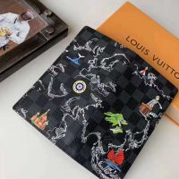 Louis Vuitton LV Unisex Brazza Wallet in Damier Graphite Canvas (1)