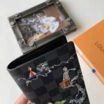 Louis Vuitton LV Unisex Brazza Wallet in Damier Graphite Canvas - Image 8