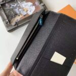 Louis Vuitton LV Unisex Brazza Wallet in Damier Graphite Canvas - Image 9