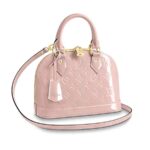 Louis Vuitton LV Damen Alma BB Handtasche aus Lackleder-Pink