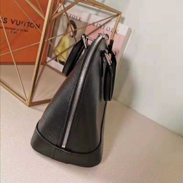 Louis Vuitton LV Women Alma PM Handbag in Epi Leather-Black (4)