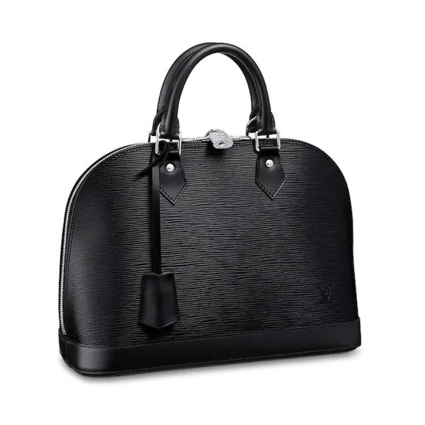 Louis Vuitton LV Women Alma PM Handbag in Epi Leather-Black (9)