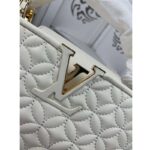 Louis Vuitton LV Women Capucines BB Handbag in Lambskin with Monogram Flowers-Beige – Image 7