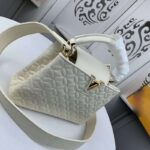 Louis Vuitton LV Women Capucines BB Handbag in Lambskin with Monogram Flowers-Beige – Image 5