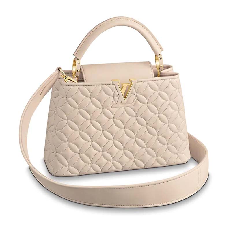 Louis Vuitton LV Women Capucines BB Handbag in Lambskin with