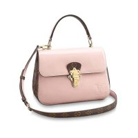 Louis Vuitton LV Women Cherrywood PM Handbag in Glossy Patent Leather-Pink (1)