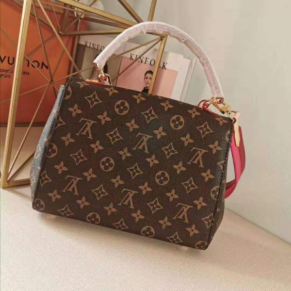 Louis Vuitton LV Women Cluny BB Handbag in Monogram Canvas-Rose (10)