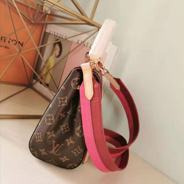 Louis Vuitton LV Women Cluny BB Handbag in Monogram Canvas-Rose (9)