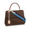 Louis Vuitton LV Women Cluny MM Handbag in Monogram Canvas-Blue