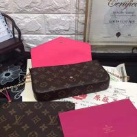 Louis Vuitton LV Women Félicie Pochette in Monogram Canvas-Brown (9)