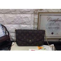 Louis Vuitton LV Women Félicie Pochette in Monogram Canvas-Brown (9)