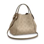 Louis Vuitton LV Women Hina PM Handbag in Mahina Perforated Calf Leather-Sandy