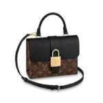 Louis Vuitton LV Women Locky BB Bag in Monogram Coated Canvas and Epi Leather-Black
