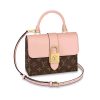 Louis Vuitton LV Women Locky BB Bag in Monogram Coated Canvas and Epi Leather-Pink