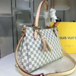 Louis Vuitton LV Women Lymington Zipped Tote in Damier Azur Coated Canvas – Image 3
