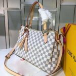 Louis Vuitton LV Women Lymington Zipped Tote in Damier Azur Coated Canvas – Image 4