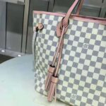 Louis Vuitton LV Women Neverfull MM Tote Bag in Damier Azur Canvas-Pink – Bild 7