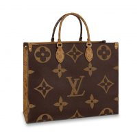 Louis Vuitton LV Women Onthego Tote Bag in Monogram Giant Canvas-Brown (1)