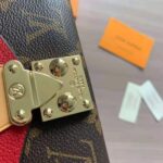 Louis Vuitton LV Women Pallas Compact Wallet in Monogram Canvas with Colored Calf Leather - Imagen 8