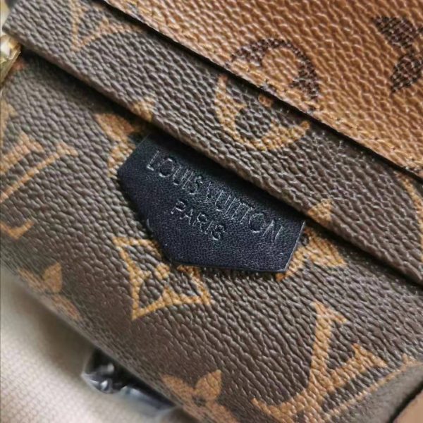 Louis Vuitton LV Women Palm Springs Mini in Monogram Reverse Coated Canvas-Brown (1)