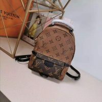 Louis Vuitton LV Women Palm Springs Mini in Monogram Reverse Coated Canvas-Brown (7)