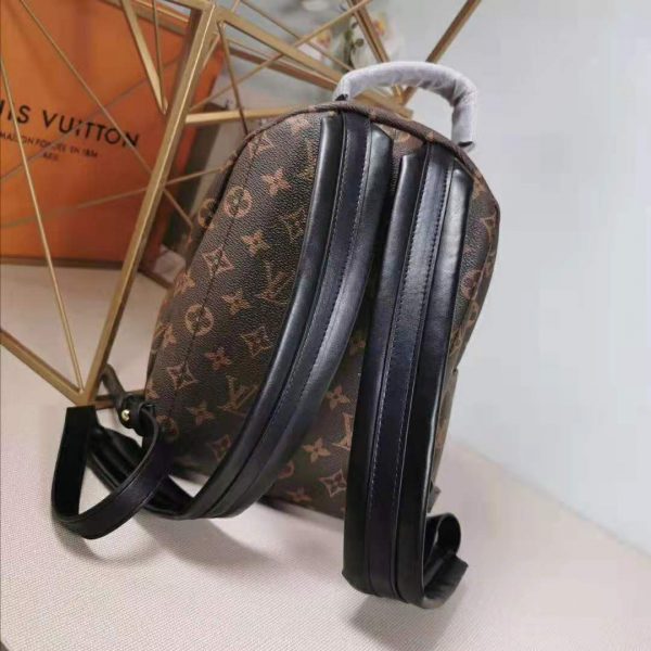 Louis Vuitton LV Women Palm Springs PM Backpack in Monogram Reverse Coated Canvas-Brown (4)