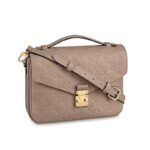 Louis Vuitton LV Women Pochette Métis Handbag in Monogram Empreinte Leather-Sandy