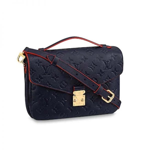 Louis VuLouis Vuitton LV Women Pochette Métis Handbag in Monogram Empreinte Leather-Black