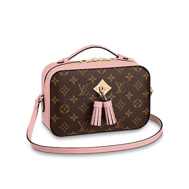 Louis Vuitton - Authenticated Saintonge Handbag - Linen Brown for Women, Very Good Condition