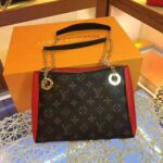 Louis Vuitton LV Women Surene BB Handbag in Monogram Canvas and Grained Calf Leather-Red - immagine 3