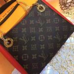 Louis Vuitton LV Women Surene BB Handbag in Monogram Canvas and Grained Calf Leather-Red - immagine 4