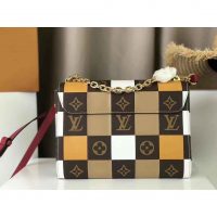 Louis Vuitton LV Women Twist MM Handbag in Smooth Cowhide and Monogram Coated Canvas (2)