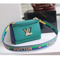 Louis Vuitton LV Women Twist MM in Epi Grained Cowhide Leather-Green (7)