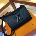 Louis Vuitton LV Women Twist PM Chain Bag in Grained Epi Leather-Black - Image 3