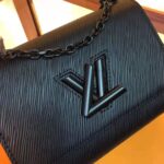 Louis Vuitton LV Women Twist PM Chain Bag in Grained Epi Leather-Black - Image 4