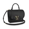 Louis Vuitton LV Women Volta High-End Cross-Body Handbag in Soft Calfskin-Black