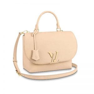 Louis Vuitton LV Women Volta High-End Cross-Body Handbag in Soft Calfskin-Sandy