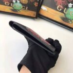 Gucci GG Men GG Supreme Wallet with Wolf in Black and Grey GG Supreme Canvas - Bild 9