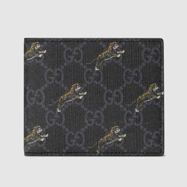 Gucci GG Men GG Wallet with Tiger Print 