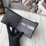 Gucci GG Men Gucci Signature Wallet in Black Gucci Signature Leather with Details - immagine 6