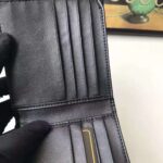 Gucci GG Men Kingsnake Print GG Supreme Wallet in Beige/Ebony GG Supreme Canvas - immagine 9