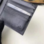 Gucci GG Men Kingsnake Print GG Supreme Wallet in Beige/Ebony GG Supreme Canvas - immagine 10