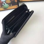 Gucci GG Men Kingsnake Print GG Supreme Zip Around Wallet in Beige/Ebony GG Supreme - Imagen 9