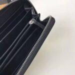 Gucci GG Men Kingsnake Print GG Supreme Zip Around Wallet in Beige/Ebony GG Supreme - Imagen 10