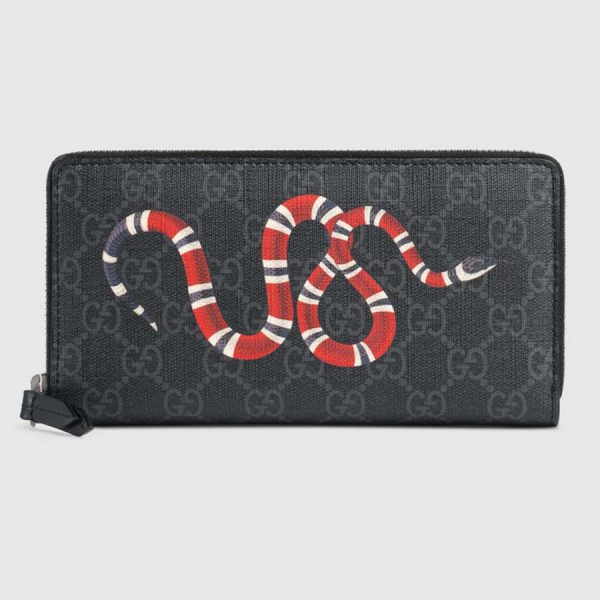 gucci wallet snake black