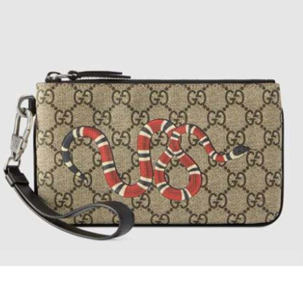 kingsnake print gg supreme pouch