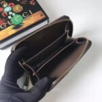 Gucci GG Unisex Ophidia GG Zip Around Card Case in Beige/Ebony GG Supreme Canvas - Image 6