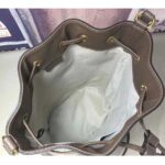 Gucci GG Women Ophidia GG Bucket Bag in Beige and Ebony GG Supreme Canvas - Image 9