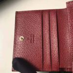 Gucci GG Women Ophidia GG Flora Card Case Wallet in GG Supreme Canvas-Red – Bild 9